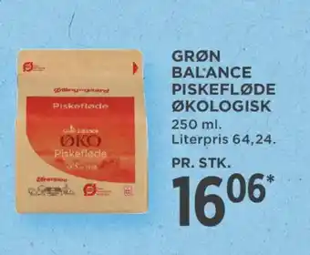 Grøn balance piskefløde økologisk