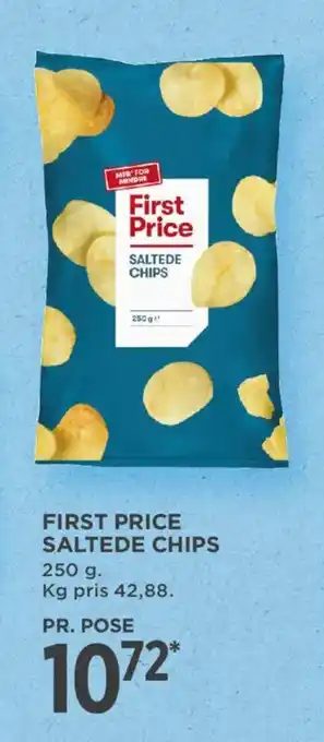 FIRST PRICE Saltede chips