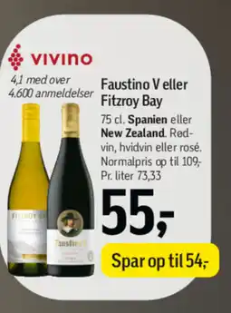 Føtex Faustino V eller Fitzroy Bay tilbud