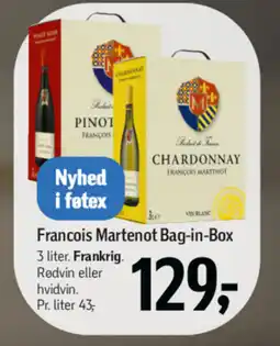 Føtex Francois Martenot Bag-in-Box tilbud