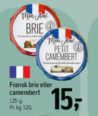 Føtex Fransk brie eller camembert tilbud