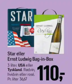 Føtex Star eller Ernst Ludwig Bag-in-Box tilbud