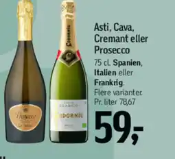 Føtex Asti, Cava, Cremant eller Prosecco tilbud