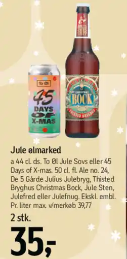 Føtex Jule ølmarked tilbud