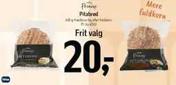 Føtex Salling Princip Pitabrød tilbud