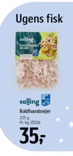 Føtex Salling Koldtvandsrejer tilbud