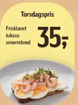 Føtex Frisklavet luksus smørrebrød tilbud
