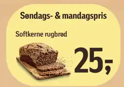 Føtex Softkerne rugbrød tilbud