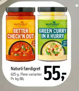 Føtex Naturli færdigret tilbud