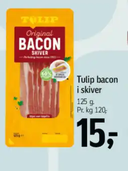 Føtex Tulip bacon i skiver tilbud