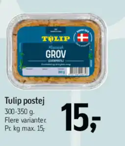Føtex Tulip postej tilbud