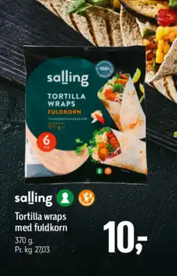 Føtex Salling Tortilla wraps med fuldkorn tilbud