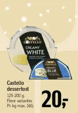 Føtex Castello dessertost tilbud