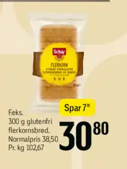 Føtex F.eks. Schär glutenfri flerkornsbrød tilbud