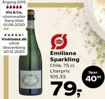 SuperBrugsen Emiliana Sparkling tilbud