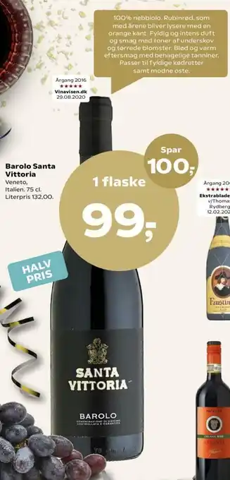 SuperBrugsen Barolo Santa Vittoria tilbud