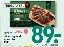 REMA 1000 Frilandsgris XL spareribs 1000 g, DKK 89 tilbud