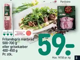 REMA 1000 Frilandsgris mørbrad 500-700 g eller grisekæber 400-450 g Pr. stk., DKK 59 tilbud