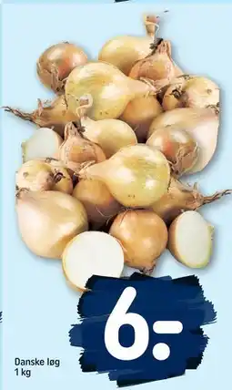 REMA 1000 Danske løg 1 kg, DKK 6 tilbud