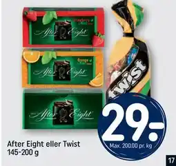 REMA 1000 After Eight eller Twist 145-200 g, DKK 29 tilbud
