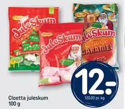 REMA 1000 Cloetta juleskum 100 g, DKK 12 tilbud