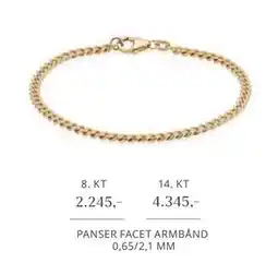 Vibholm PANSER FACET ARMBÅND 0,65/2,1 MM tilbud