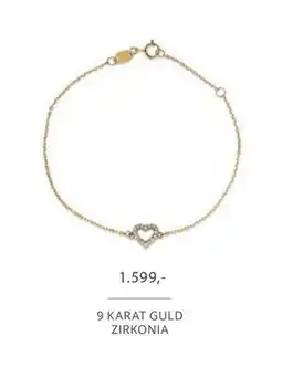 Vibholm 9 KARAT GULD ZIRKONIA, DKK 1599 tilbud