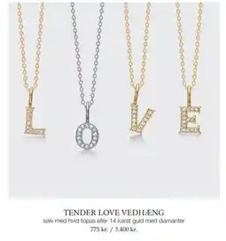 Vibholm TENDER LOVE VEDHÆNG tilbud