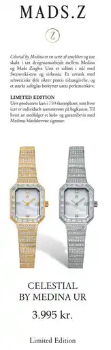 Vibholm CELESTIAL BY MEDINA UR, DKK 3995 tilbud