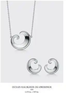 Vibholm OCEAN HALSKÆDE OG ØRERINGE tilbud