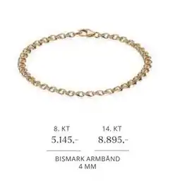 Vibholm BISMARK ARMBÅND 4 MM tilbud