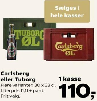 SuperBrugsen Carlsberg Eller Tuborg tilbud