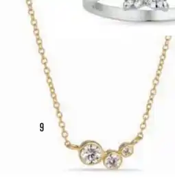 Vibholm Halskæde med 3 x zirkonia, DKK 499 tilbud