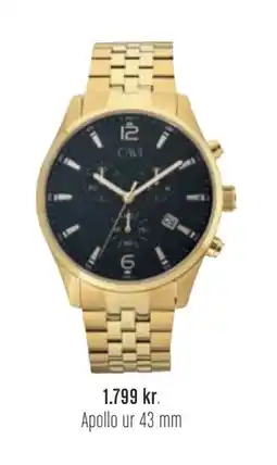 Vibholm Apollo ur 43 mm, DKK 1799 tilbud