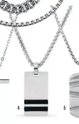 Vibholm Halskæde m. plade og stribe, DKK 249 tilbud