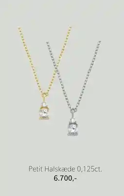 Vibholm Petit Halskæde 0,125ct., DKK 6700 tilbud