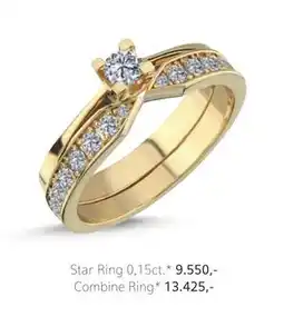 Vibholm Star Ring 0,15ct tilbud