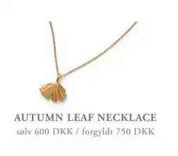 Vibholm AUTUMN LEAF NECKLACE tilbud