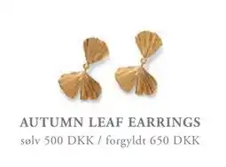 Vibholm AUTUMN LEAF EARRINGS tilbud