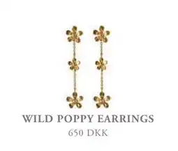 Vibholm WILD POPPY EARRINGS, DKK 650 tilbud