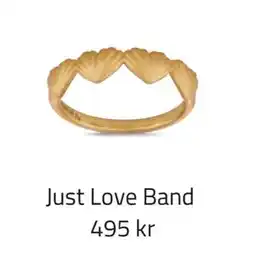 Vibholm Just Love Band, DKK 495 tilbud