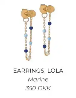 Vibholm EARRINGS, LOLA, DKK 350 tilbud