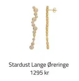 Vibholm Stardust Lange Øreringe, DKK 1295 tilbud