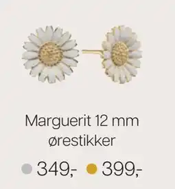 Vibholm Marguerit 12 mm ørestikker tilbud
