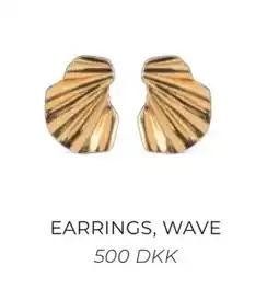Vibholm EARRINGS, WAVE, DKK 500 tilbud