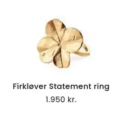 Vibholm Firkløver Statement ring, DKK 1950 tilbud