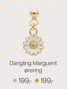 Vibholm Dangling Marguerit ørering, DKK 199 tilbud