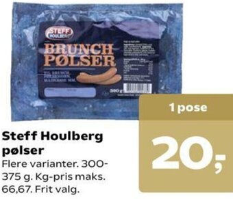 SuperBrugsen Steff Houlberg Pølser tilbud