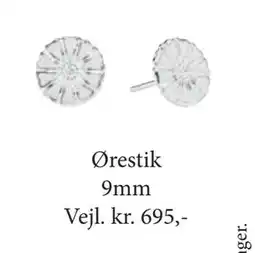 Vibholm Ørestik 9mm, DKK 695 tilbud