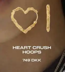 Vibholm HEART CRUSH HOOPS, DKK 749 tilbud